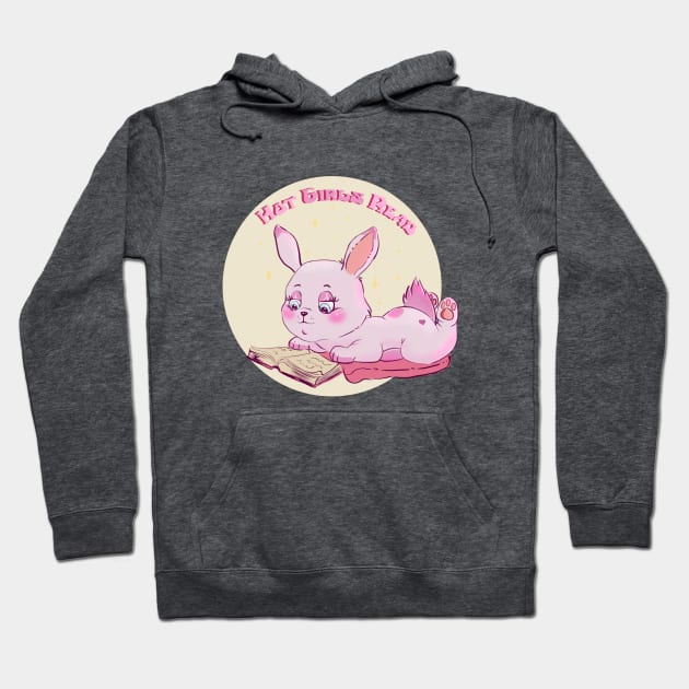 Reader rabbit | Hot Girls | Read Books Hoodie by ZolliStore